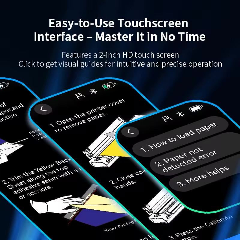Aimo touch screen printer