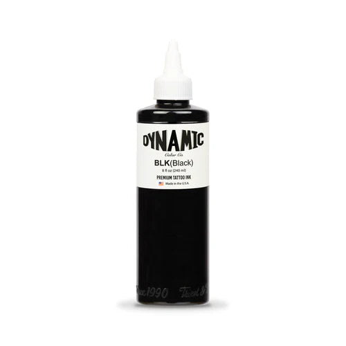 Dynamic Black Tattoo Ink - 8 oz. Bottle