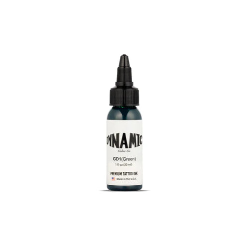 Dynamic Green Tattoo Ink - 1 oz. Bottle