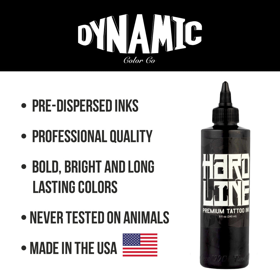 Dynamic Black HardLine 8oz