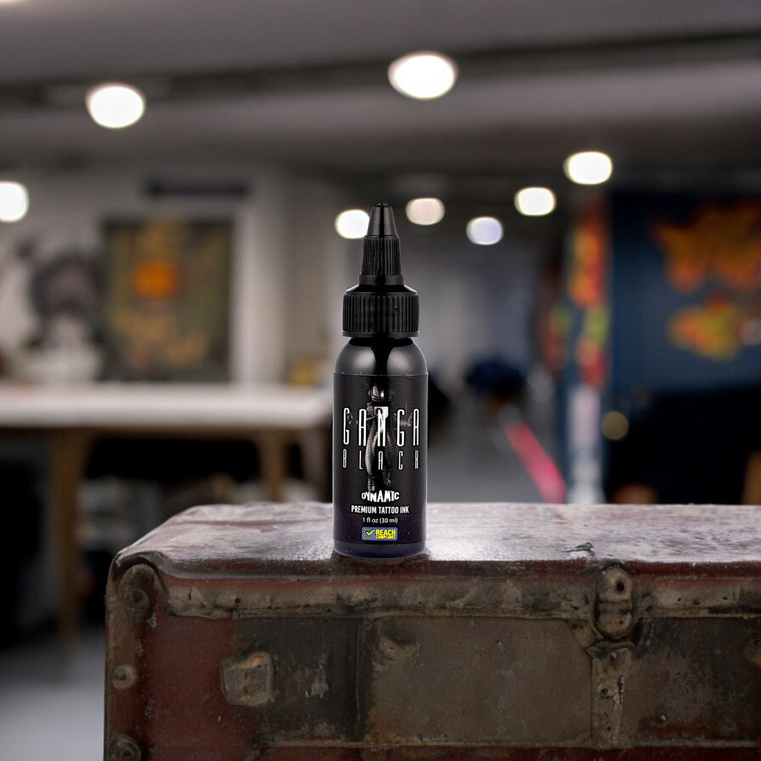 Dynamic Ganga Black Tattoo Ink 1oz