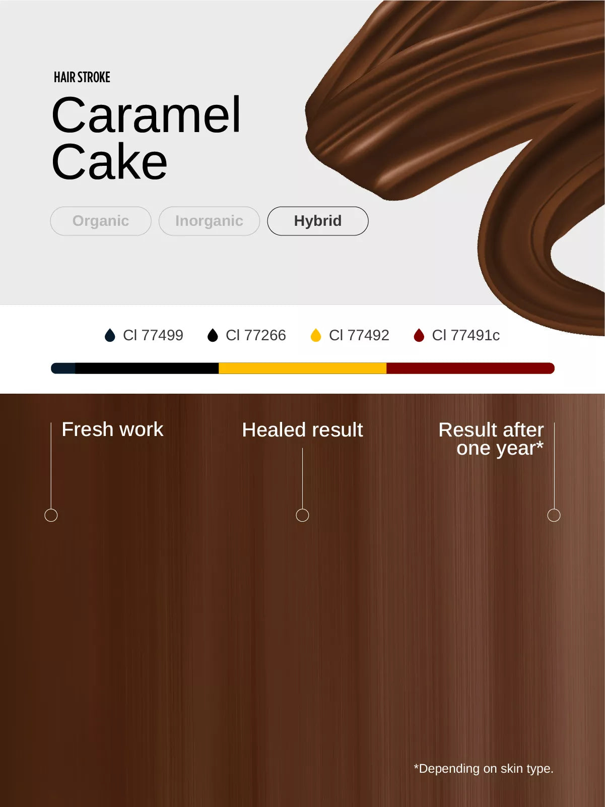 Caramel Cake PMU Hair Stroke Pigment 10ml