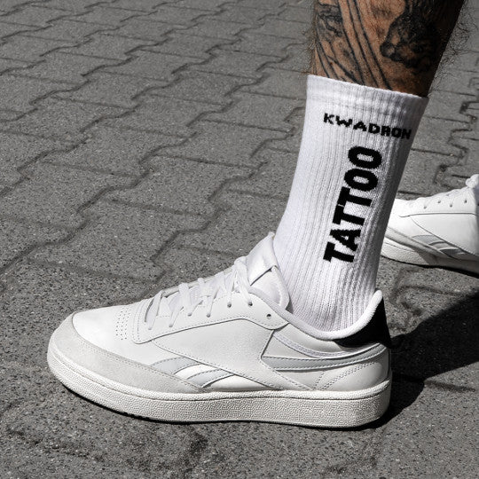 SOCKS KWADRON® - WHITE TATTOO ARTIST