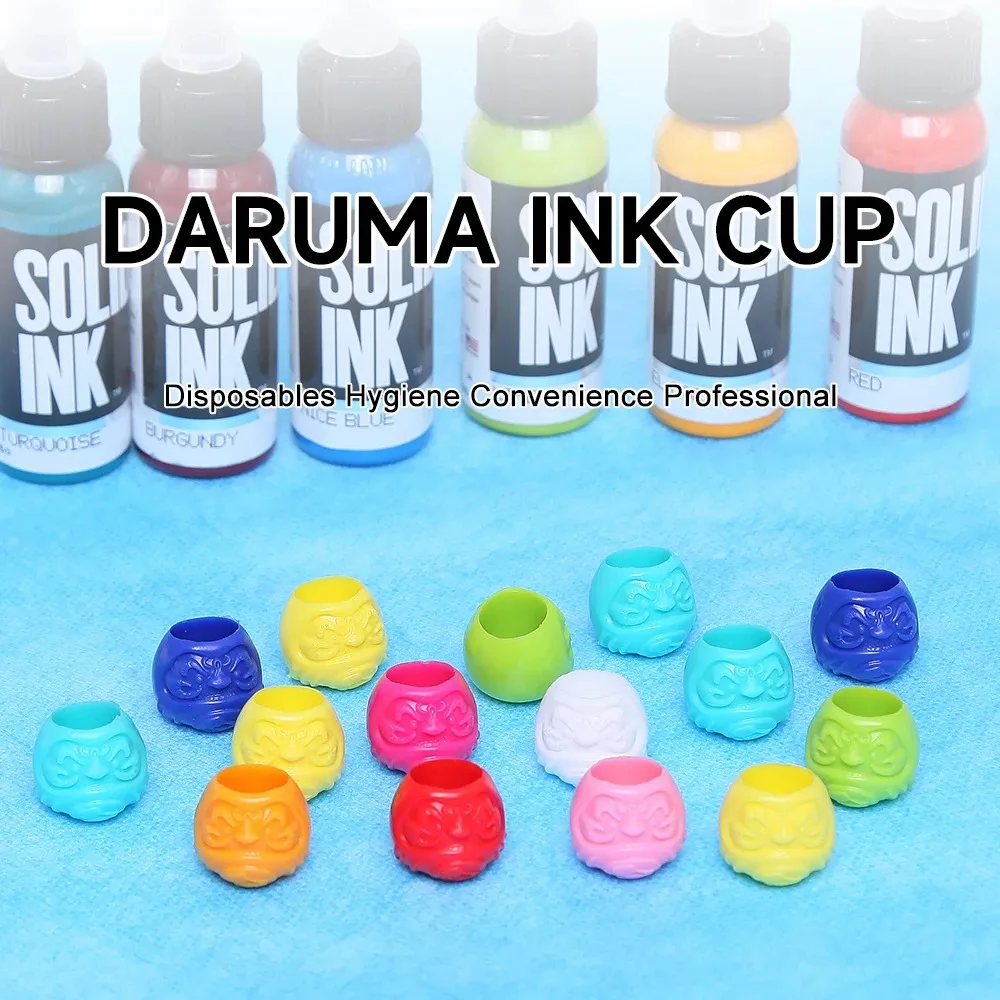 Daruma Tattoo Ink Cup – 200pcs/box