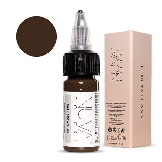 NUVA COLORS - 65 DARK BROWN - 15ML (REACH COMPLIANT)