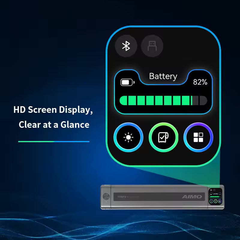 Aimo touch screen printer