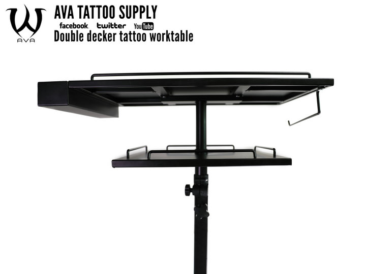 AVA - SKULL DNA Stable Double Decker Tattoo Work Table