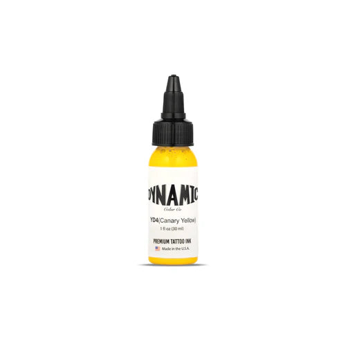 Dynamic Canary Yellow Tattoo Ink - 1 oz. Bottle