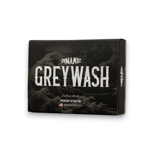 Dynamic Greywash Tattoo Ink - 4 oz. Bottle Set (Now including: 4oz Mixing Solution