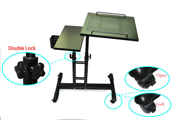 AVA - DOUBLE WORKSTATION TABLE