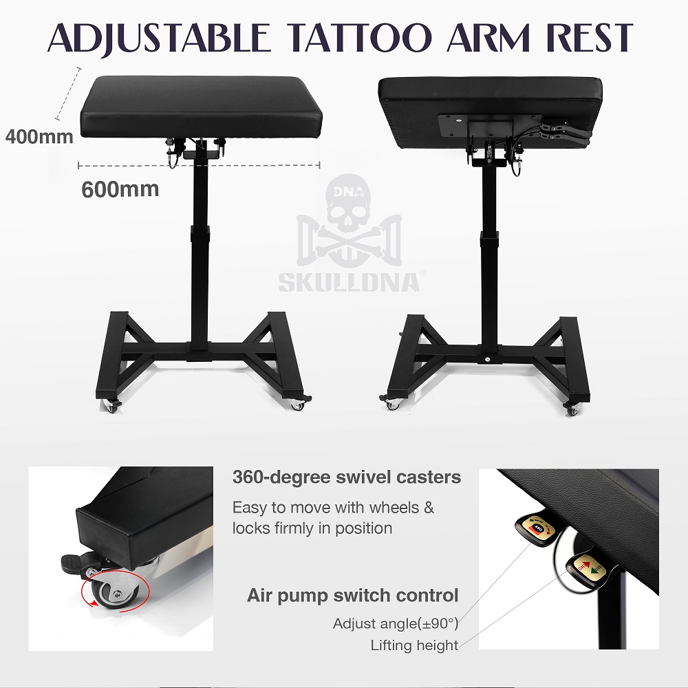 AVA - SKULLDNA Adjustable tattoo arm rest