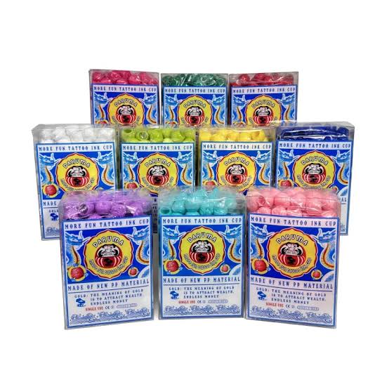 Daruma Tattoo Ink Cup – 200pcs/box