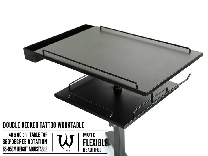 AVA - SKULL DNA Stable Double Decker Tattoo Work Table