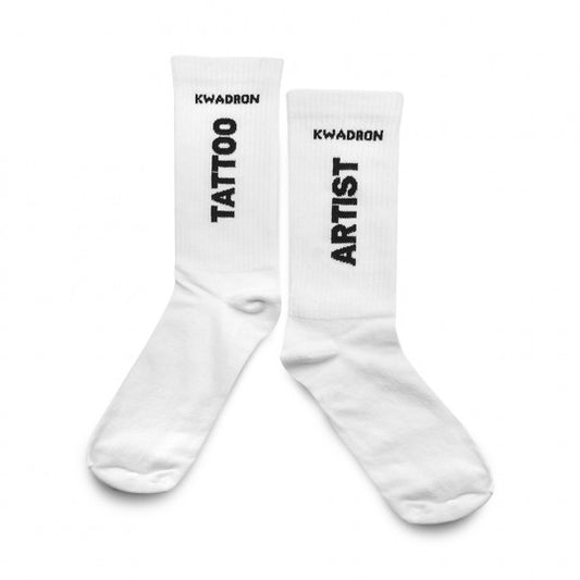 SOCKS KWADRON® - WHITE TATTOO ARTIST