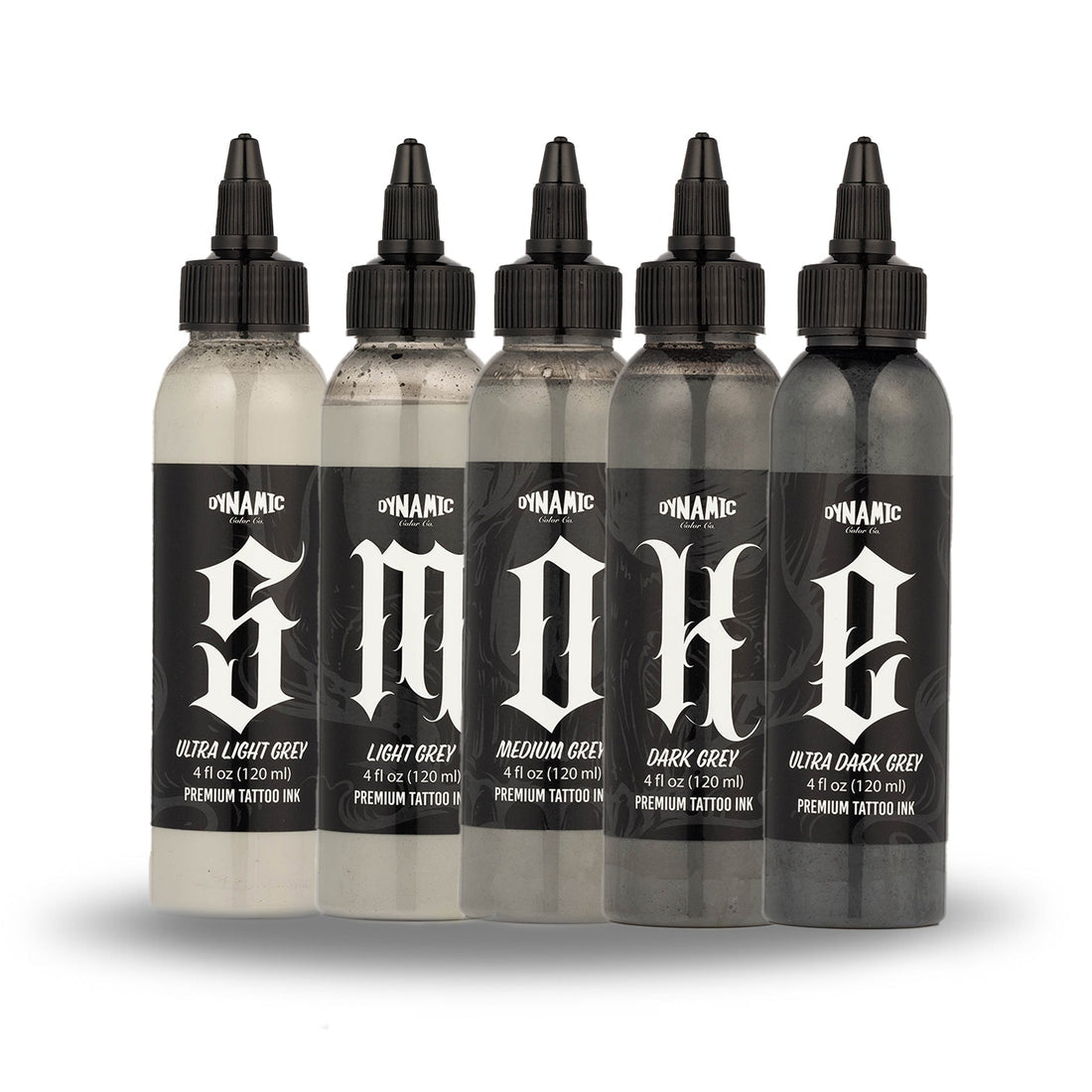Dynamic Smoke Opaque Greys Set - 4oz