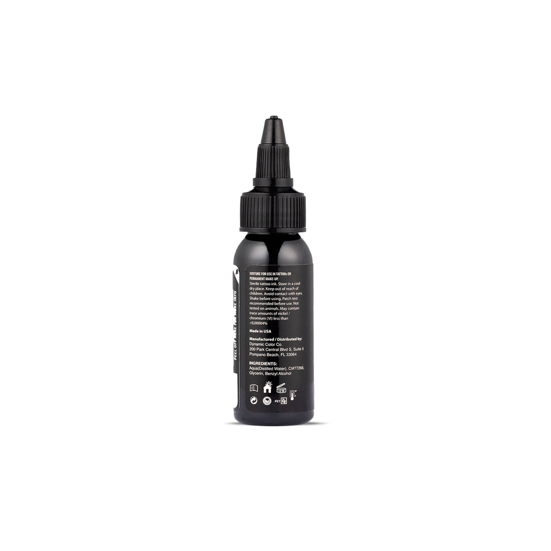Dynamic Ganga Black Tattoo Ink 1oz