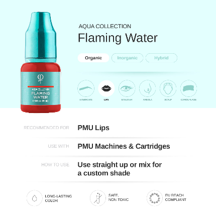 Phibrows Flaming Water – Correction color PMU pigment 10ml