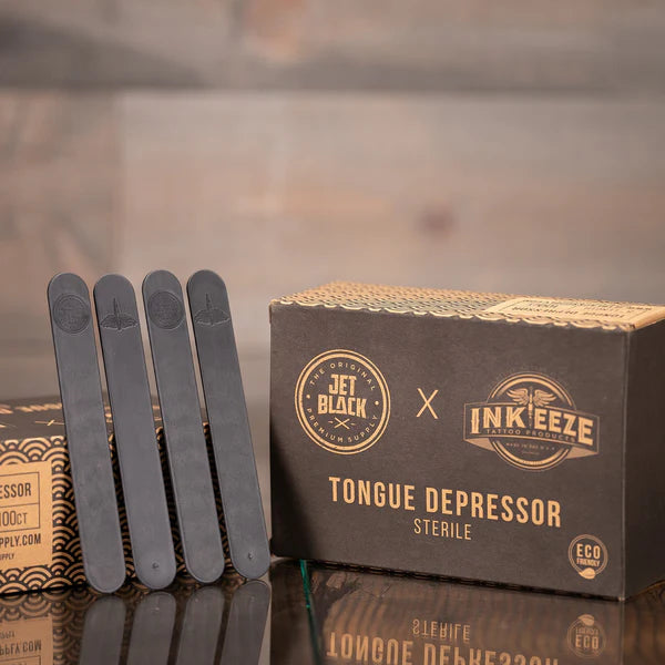 INKEEZE JET BLACK X INKEEZE TONGUE DEPRESSORS