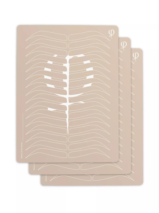 Practising Latex printed shape and outlines 3pcs